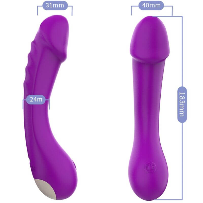 ARMONY - DILDO VIBRADOR G-SPOT SILICONE ROXO Sexshoptuga 