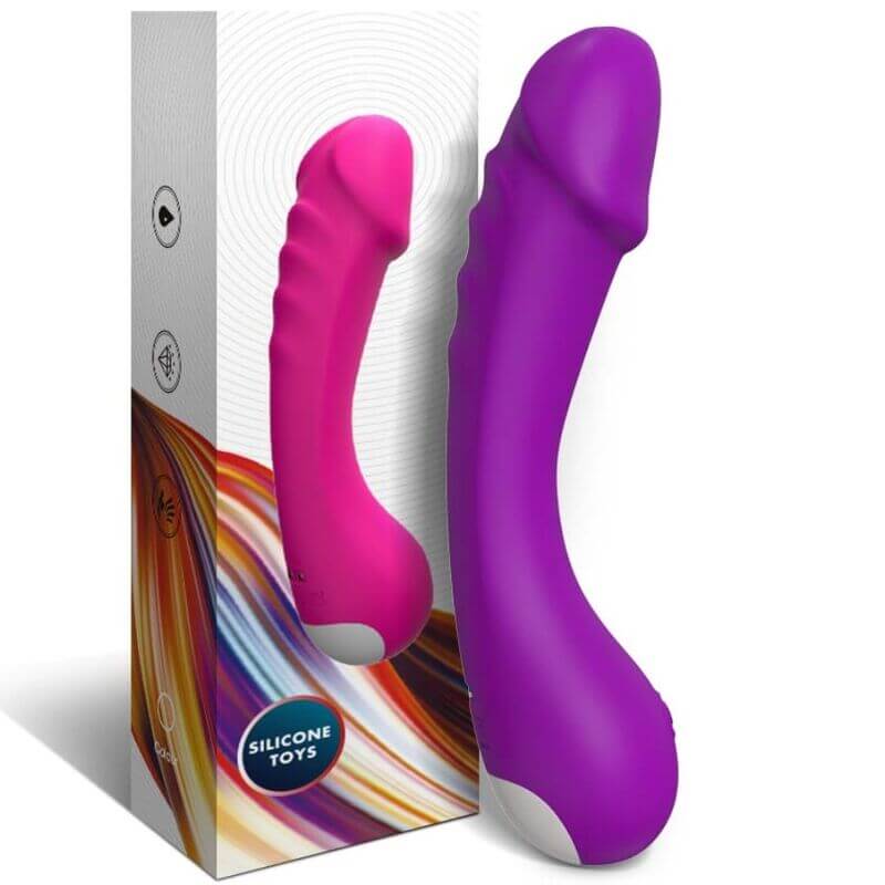 ARMONY - DILDO VIBRADOR G-SPOT SILICONE ROXO Sexshoptuga 