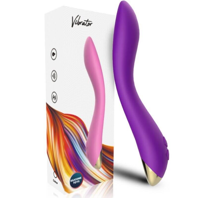 ARMONY - FLAMINGO VIBRADOR MULTIPOSIÇÃO ROXO - Sexshoptuga 