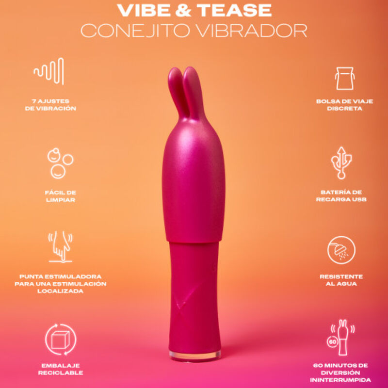 DUREX - TOY VIBRADOR VIBE & TEASE - Sexshoptuga 