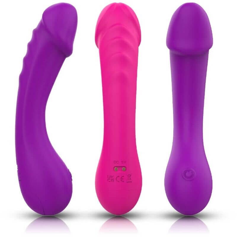 ARMONY - DILDO VIBRADOR G-SPOT SILICONE PRETO Sexshoptuga 