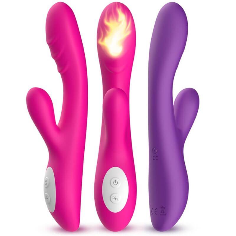 ARMONY - VIBRADOR SPARK EFEITO CALOR FÚCSIA - Sexshoptuga 