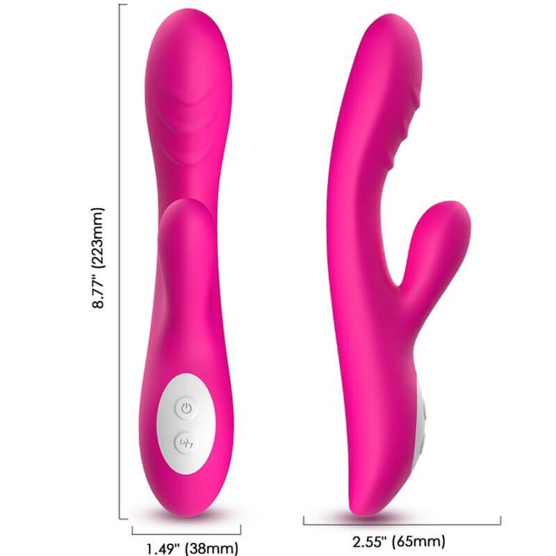 ARMONY - VIBRADOR SPARK EFEITO CALOR FÚCSIA - Sexshoptuga 