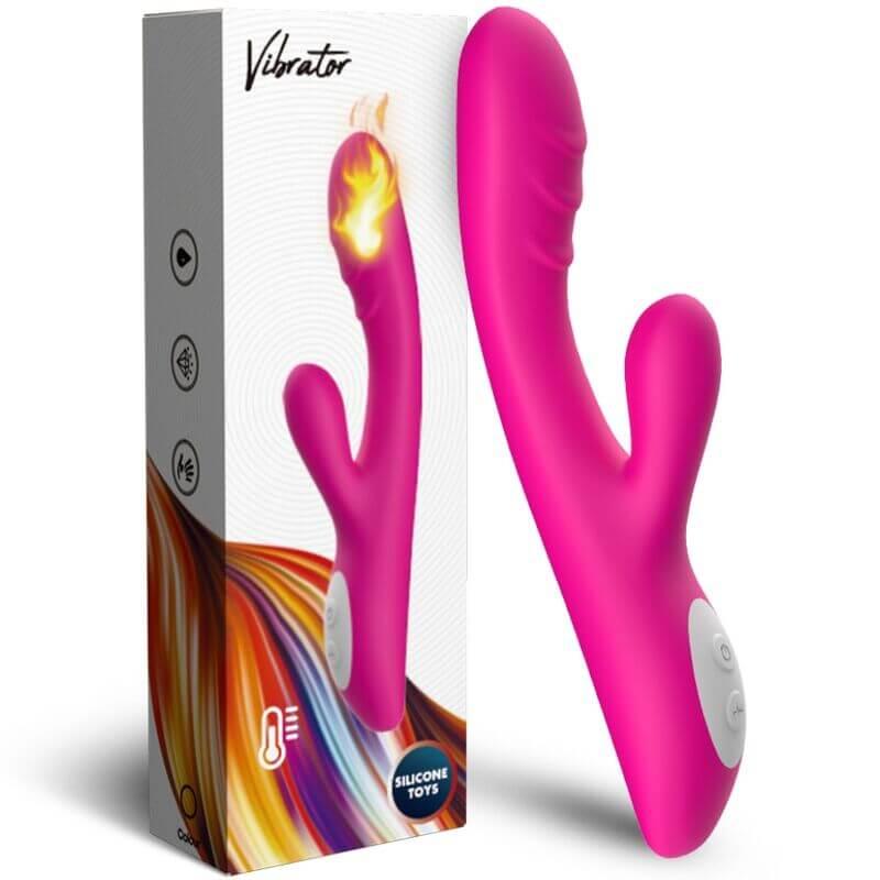 ARMONY - VIBRADOR SPARK EFEITO CALOR FÚCSIA - Sexshoptuga 