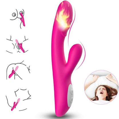 ARMONY - VIBRADOR SPARK EFEITO CALOR FÚCSIA - Sexshoptuga 