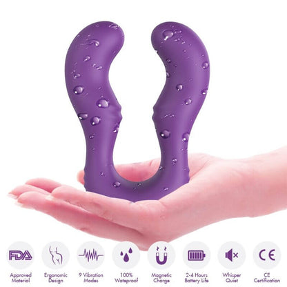 ARMONY - SERAPH VIBRATOR DUAL REMOTE CONTROL PURPLE