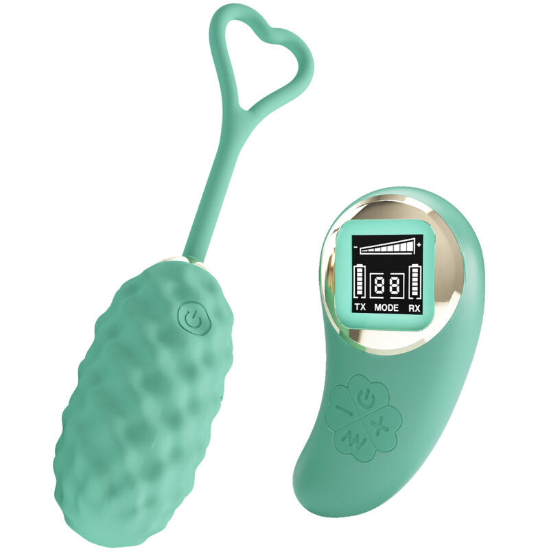 PRETTY LOVE - OVO VIBRATÓRIO DE CONTROLE REMOTO VIVIAN GREEN - Sexshoptuga 