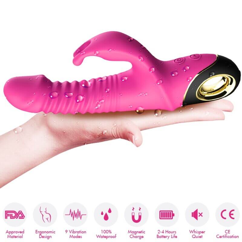 ARMONY - ZING DILDO VIBRATING RABBIT FUCHSIA Sexshoptuga 