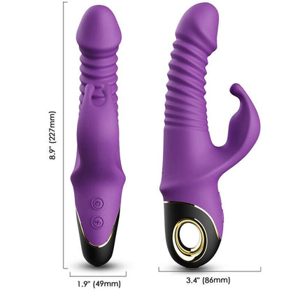 ARMONY - ZING PURPLE RABBIT VIBRATING DILDO