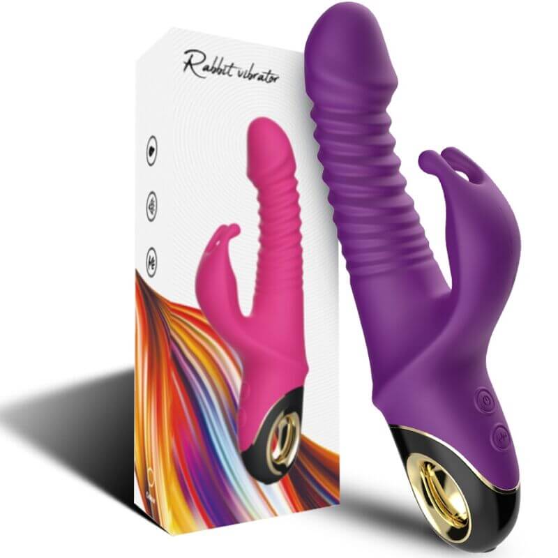 ARMONY - ZING PURPLE RABBIT VIBRATING DILDO