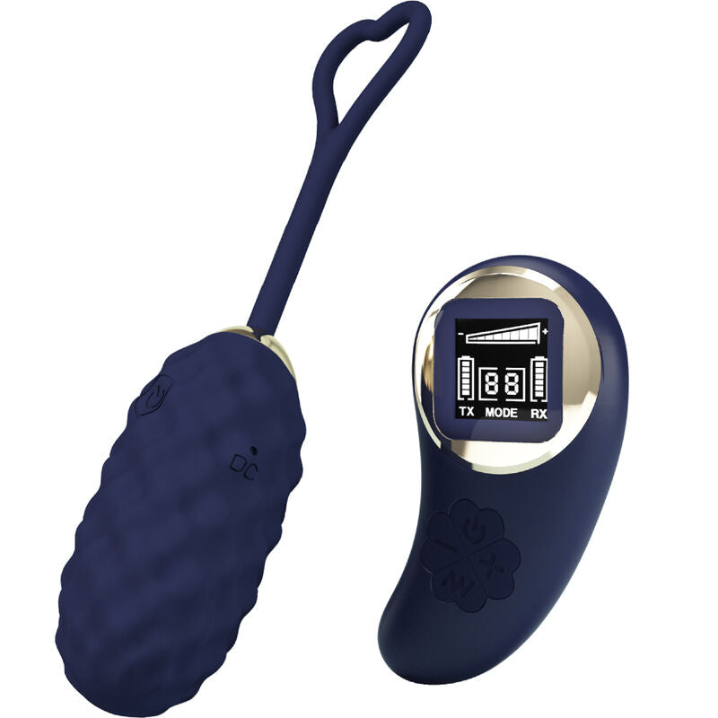 PRETTY LOVE - OVO VIBRATÓRIO DE CONTROLE REMOTO VIVIAN BLUE - Sexshoptuga 