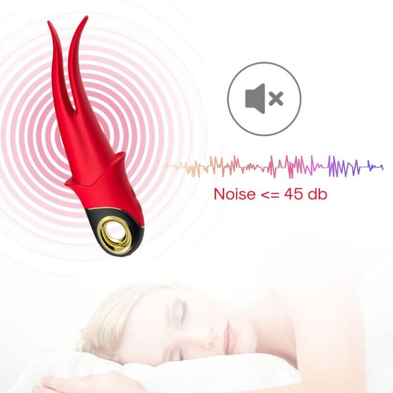 ARMONY - SHADOW DOUBLE HEAD VIBRATOR TEASING RED