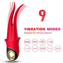 ARMONY - SHADOW DOUBLE HEAD VIBRATOR TEASING RED Sexshoptuga 