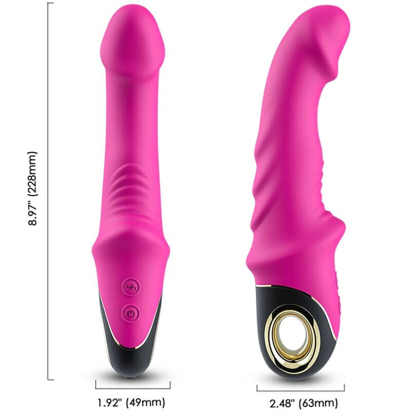 ARMONY - JOYBLADE DILDO VIBRADOR ROTADOR FÚCSIA Sexshoptuga 