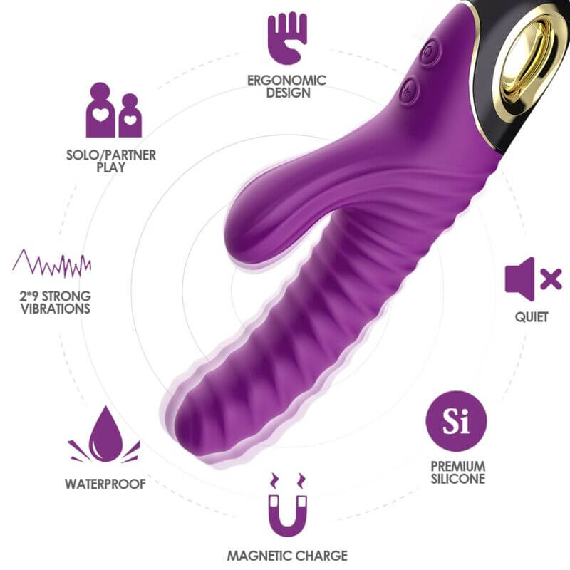 ARMONY - ETERNITY SILICONE PURPLE VIBRATOR Sexshoptuga 