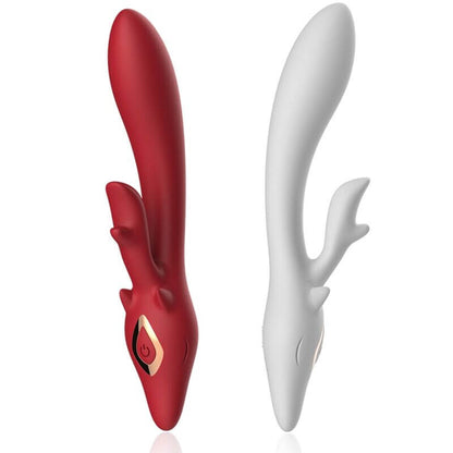 ARMONY - ELK RED CURVED RABBIT VIBRATOR