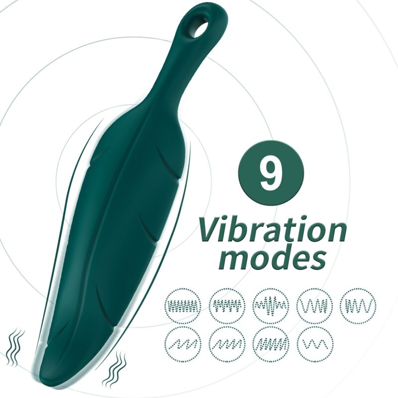 ARMONY - ESTIMULADOR E VIBRADOR FOLHA VERDE - Sexshoptuga 