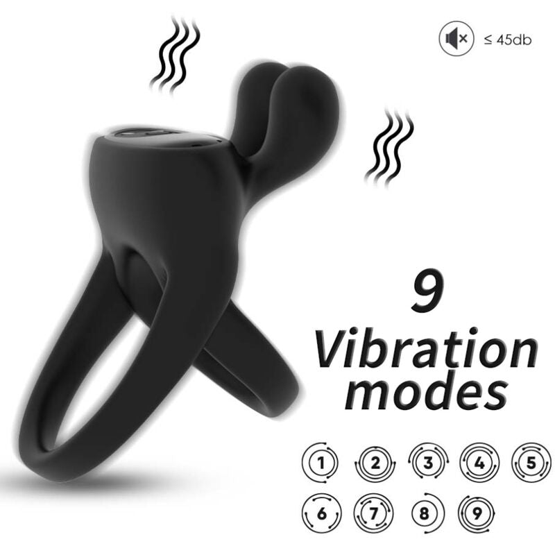 ARMONY - BLACK RABBIT VIBRATING RING Sexshoptuga 