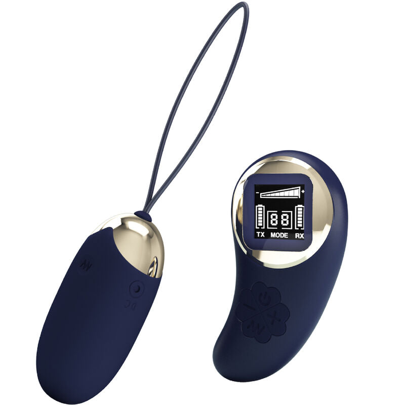 PRETTY LOVE - OVO VIBRANTE MINA CONTROLE REMOTO AZUL - Sexshoptuga  Sexshoptuga 