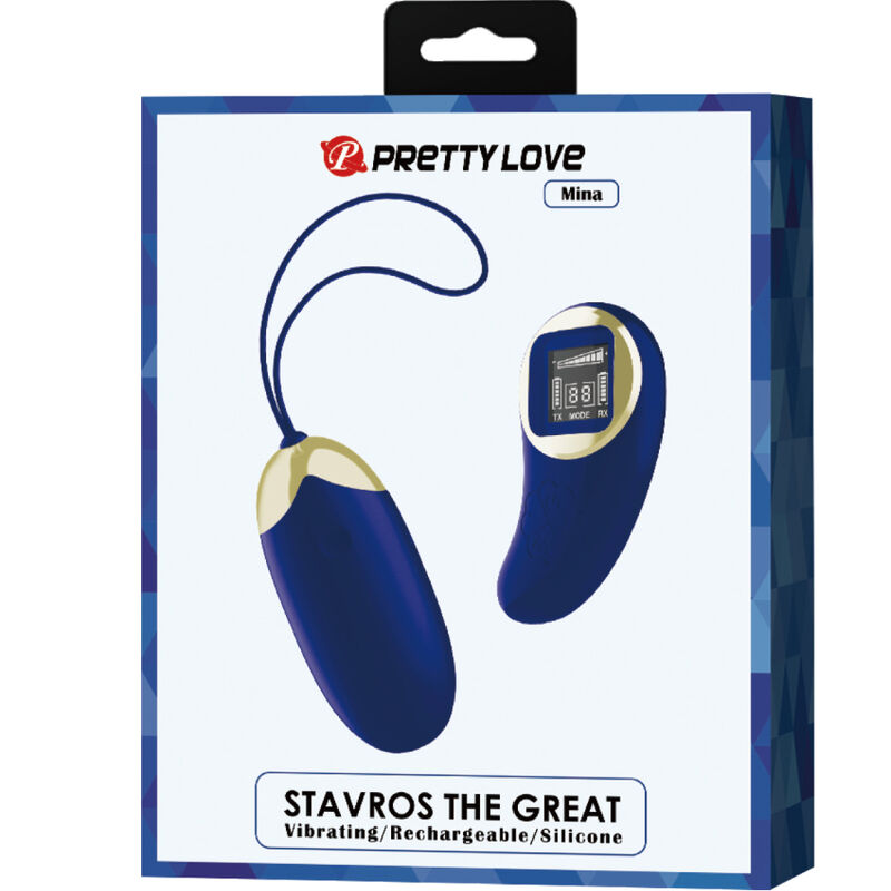 PRETTY LOVE - OVO VIBRANTE MINA CONTROLE REMOTO AZUL - Sexshoptuga  Sexshoptuga 