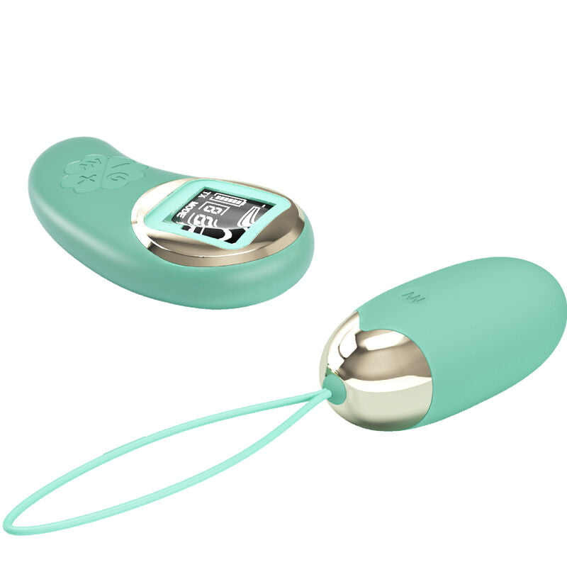 PRETTY LOVE - MINA DE OVOS VIBRANTES DE CONTROLE REMOTO VERDE - Sexshoptuga 