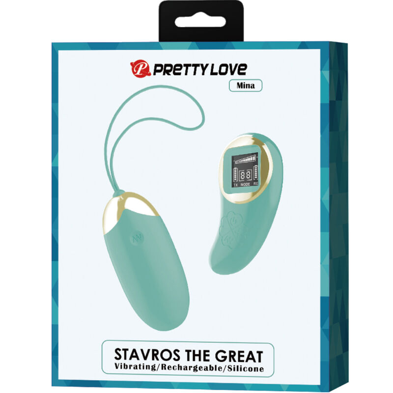 PRETTY LOVE - MINA DE OVOS VIBRANTES DE CONTROLE REMOTO VERDE - Sexshoptuga 