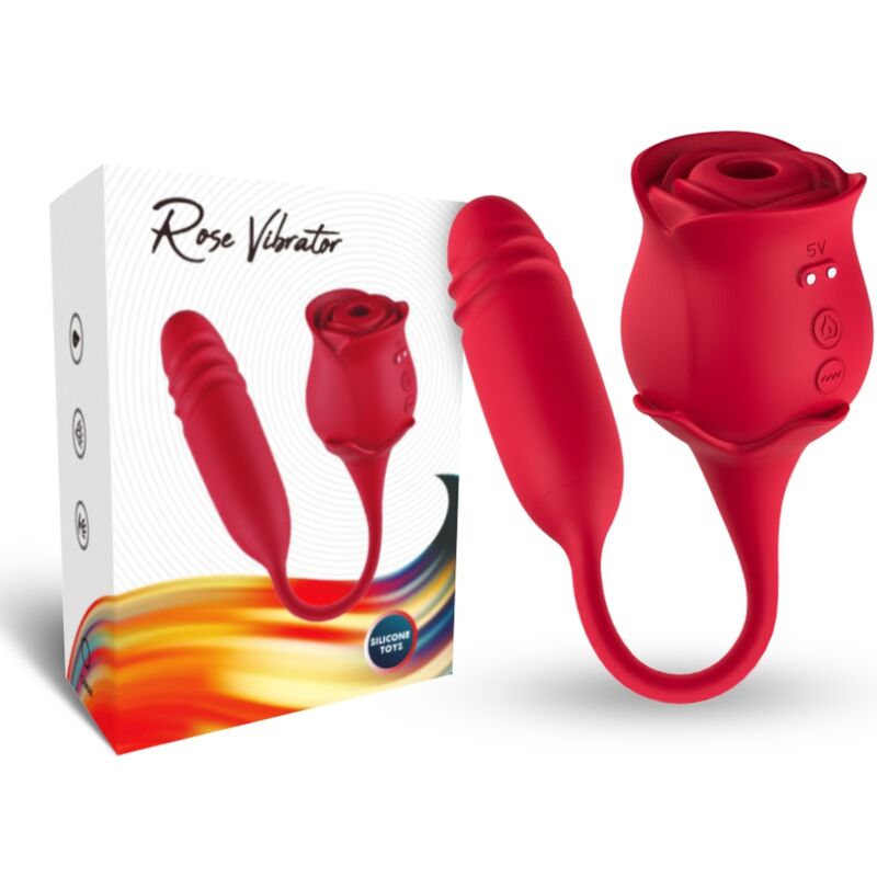 ARMONY - ROSEKNIGTH LAMINDO CLITOR VIBRANTE E VIBRADOR VERMELHO Sexshoptuga 