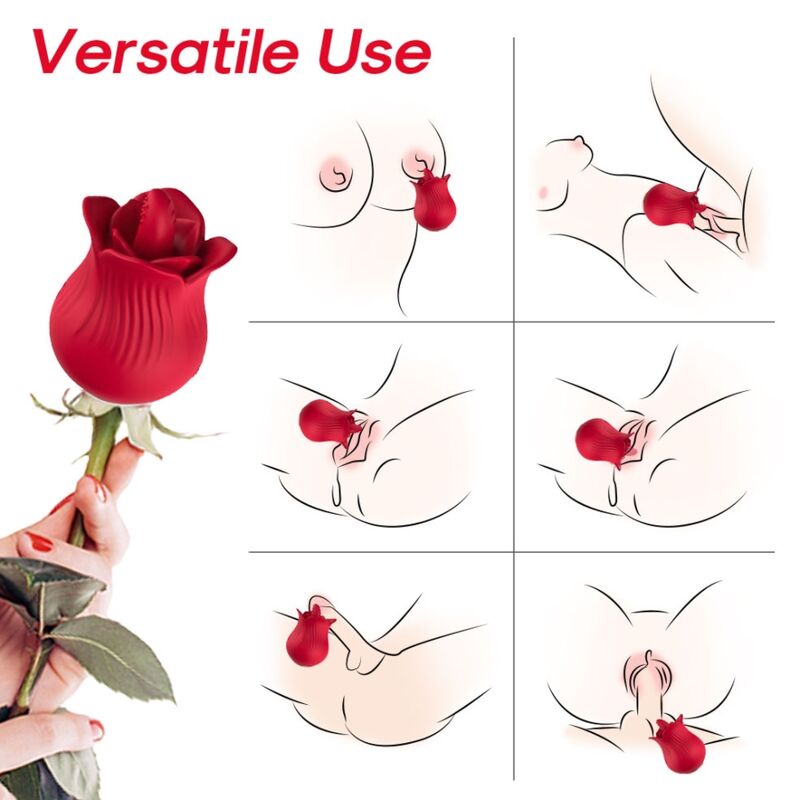 ARMONY - VIBRADOR E ESTIMULADOR ROSA VERMELHO Sexshoptuga 