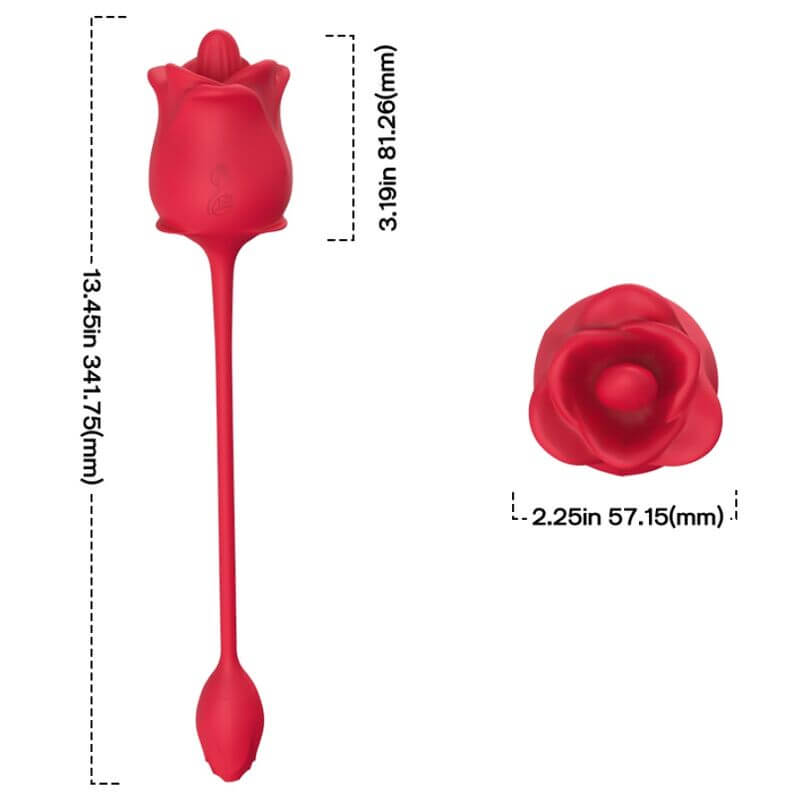 ARMONY - ESTIMULADOR E VIBRADOR ROSA COLA VERMELHO Sexshoptuga 