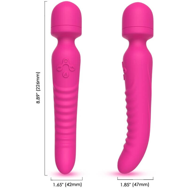 ARMONY - MISSION MASSAGER AND VIBRATOR HEAT EFFECT FUCHSIA Sexshoptuga 