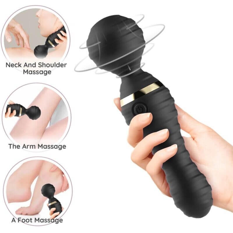 ARMONY - FREEDO SMALL BLACK MASSAGER AND VIBRATOR Sexshoptuga 