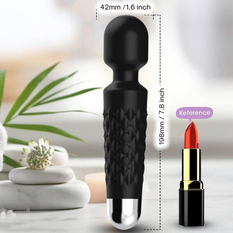 ARMONY - POSTMAN MASSAGER AND VIBRATOR SUPER FLEXIBLE BLACK HEAD