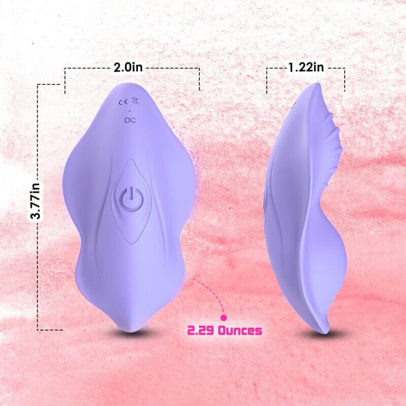 ARMONY - WHISPER WEARABLE CALÇAS VIBRADOR DE CONTROLE REMOTO ROXO - Sexshoptuga 