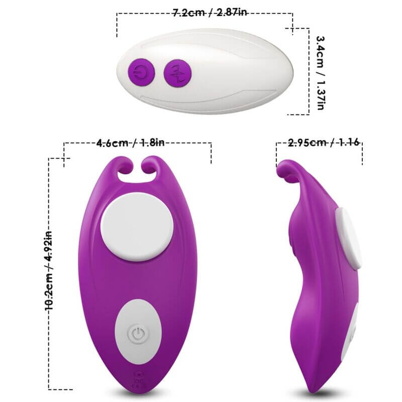 ARMONY - HONEYBEE WEARABLE CALÇAS VIBRADOR G-SPOT CONTROLE REMOTO ROXO Sexshoptuga 