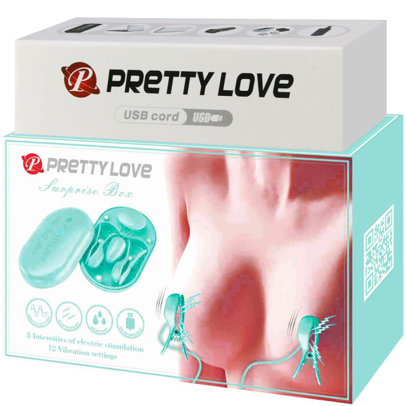 PRETTY LOVE - CAIXA SURPRESA AZUL PINA DE ESTIMULAO ELECTRO - Sexshoptuga  Sexshoptuga 