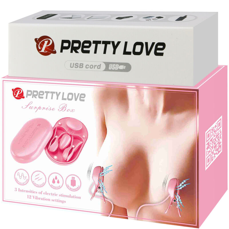 PRETTY LOVE - CAIXA SURPRESA PINA DE ESTIMULAO ELECTRO ROSA - Sexshoptuga  Sexshoptuga 