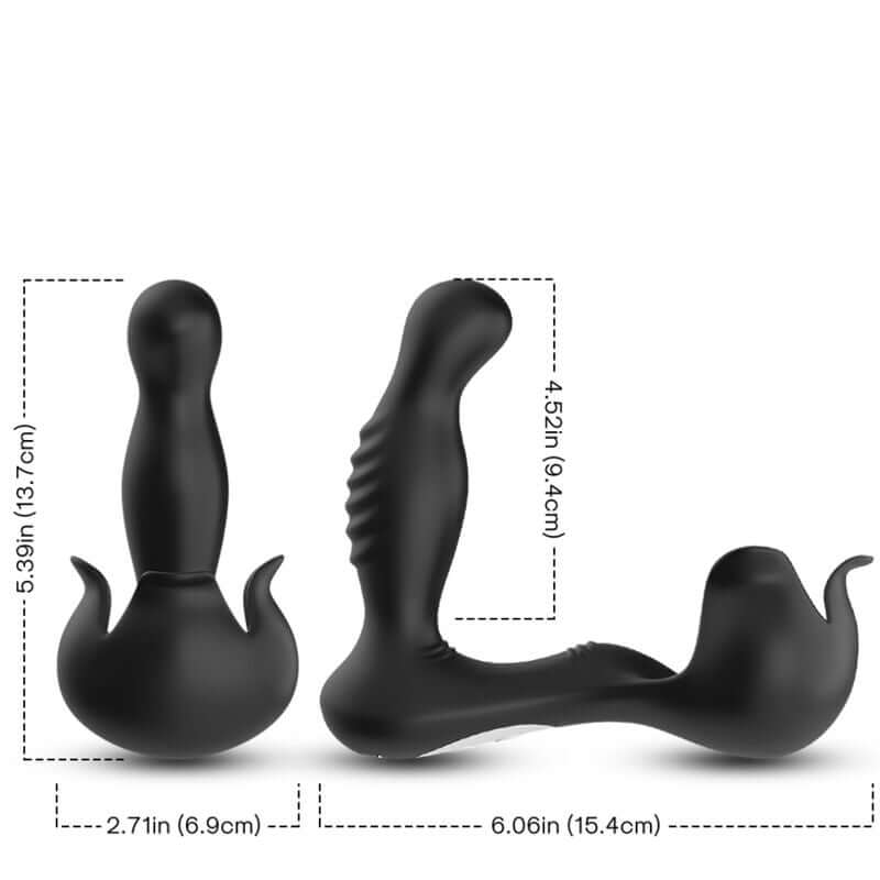 ARMONY - VIBRADOR SURROUND ANAL E ESTIMULADOR TESTICULOS CONTROLE REMOTO PRETO Sexshoptuga 