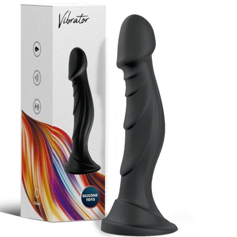 ARMONY - BLACK REMOTE CONTROL DILDO AND ANAL PLUG VIBRATOR Sexshoptuga 