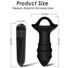 ARMONY - KYLIN FINGER VIBRATOR AND BLACK BUTT PLUG REMOTE CONTROL Sexshoptuga 