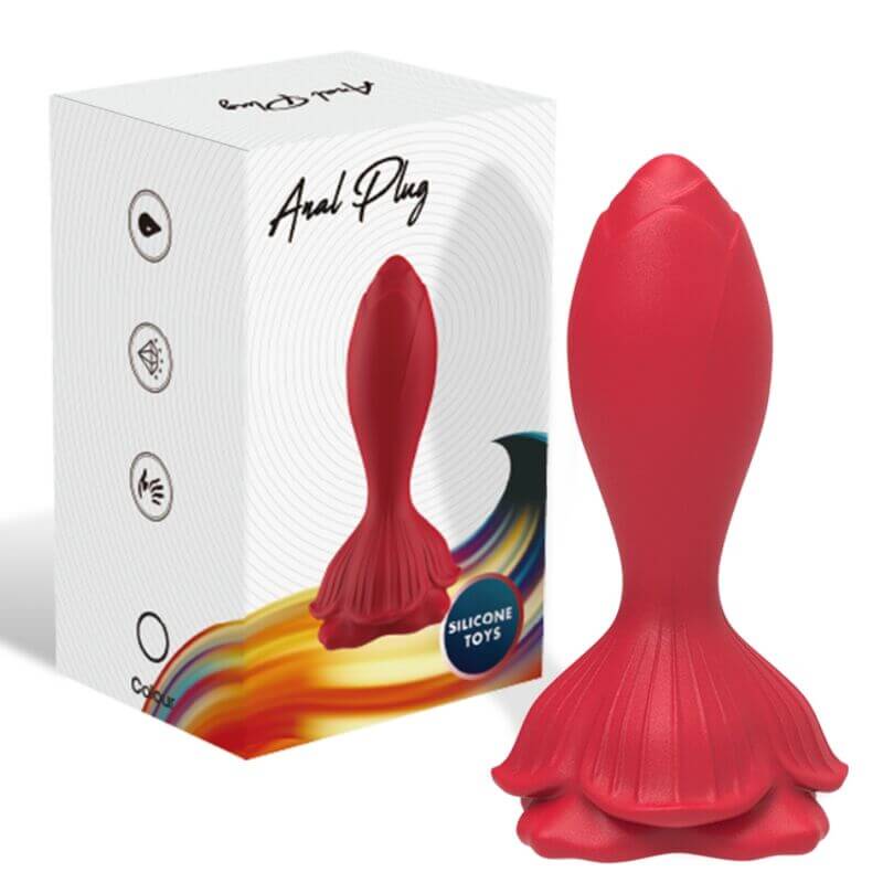 ARMONY - PINK VIBRATOR AND SMALL RED REMOTE CONTROL ANAL PLUG Sexshoptuga 