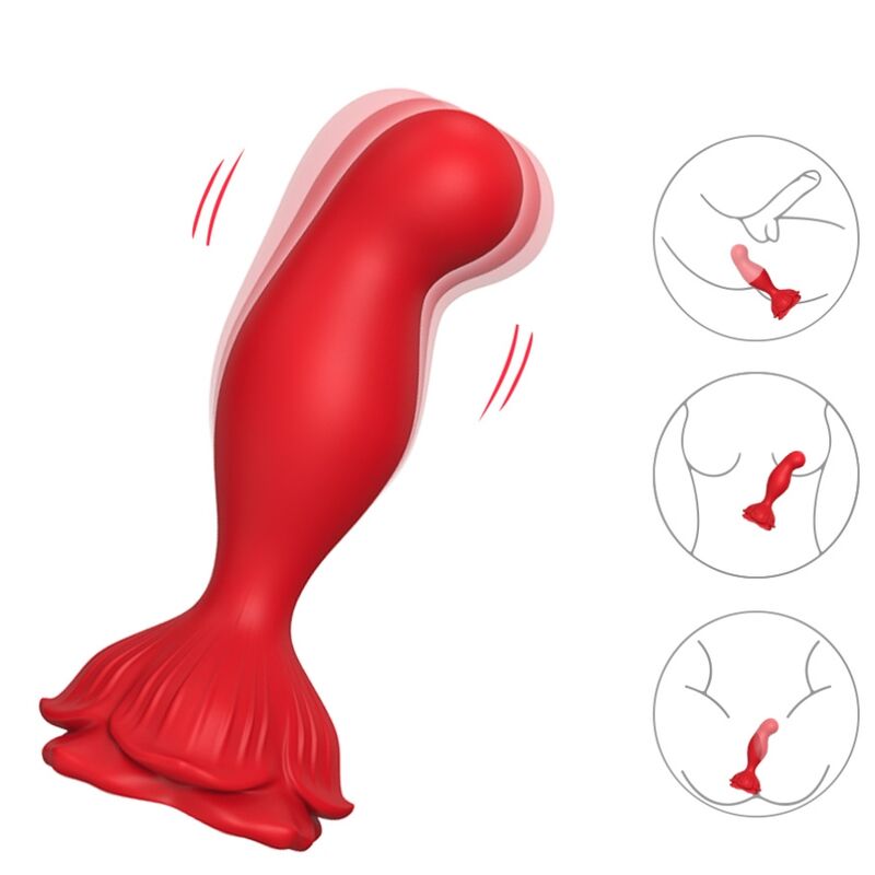 ARMONY - PINK VIBRATOR AND RED REMOTE CONTROL ANAL PLUG Sexshoptuga 