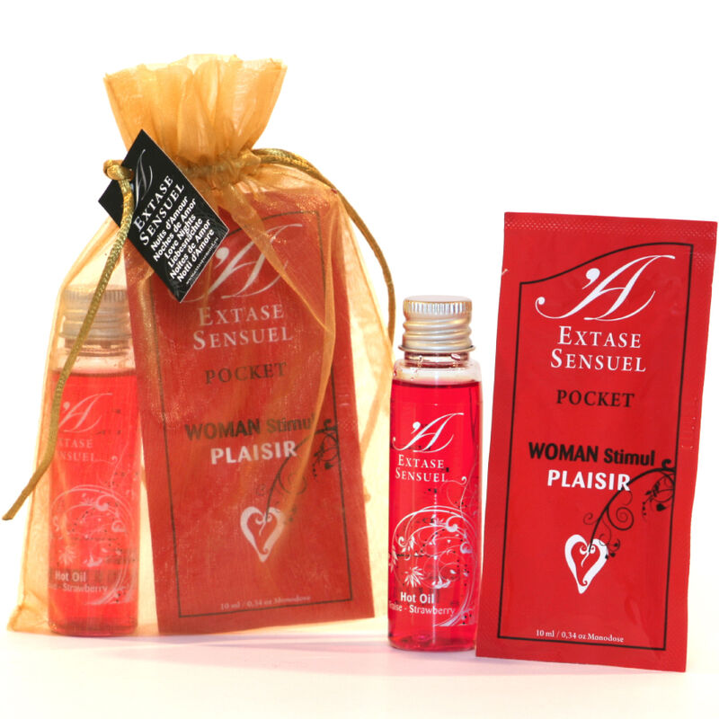 EXTASE SENSUAL - SET NUITS AMOUR FORMATO DE VIAGEM - Sexshoptuga  Sexshoptuga 