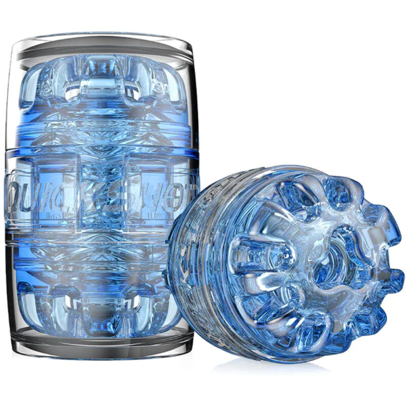 FLESHLIGHT - MASTURBADOR QUICKSHOT TURBO AZUL GELO - Sexshoptuga 