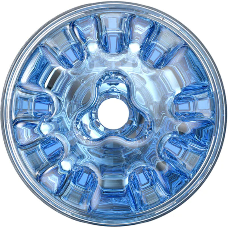 FLESHLIGHT - MASTURBADOR QUICKSHOT TURBO AZUL GELO - Sexshoptuga 