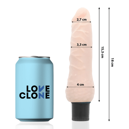 LOVECLONE - VIBRADOR AUTO LUBRIFICANTE SVEN 18.5 CM -O- 3.3 CM - Sexshoptuga 