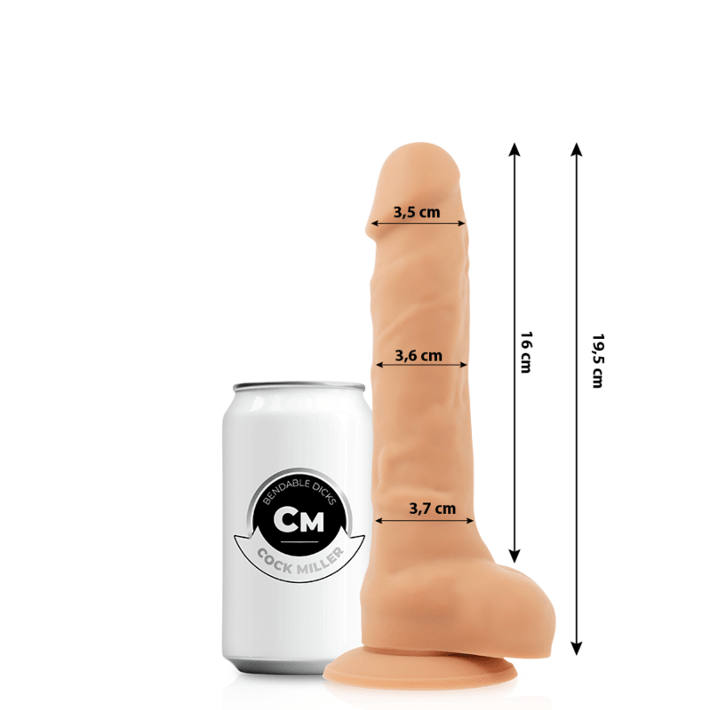 COCK MILLER - COCKSIL ARTICULVEL DE DENSIDADE DE SILICONE 19,5 CM - Sexshoptuga 