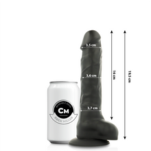 COCK MILLER - SILICONE DENSITY BLACK ARTICULABLE COCKSIL 19.5 CM Sexshoptuga 