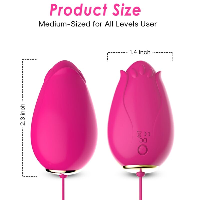 ARMONY - VIBRADOR DE OVO MANDALA G-SPOT CONTROLE REMOTO FÚCSIA Sexshoptuga 