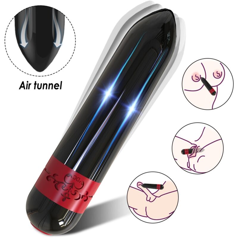 ARMONY - BALA VIBRADOR FOGUETE PRETO Sexshoptuga 