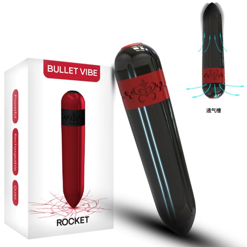 ARMONY - BALA VIBRADOR FOGUETE PRETO Sexshoptuga 